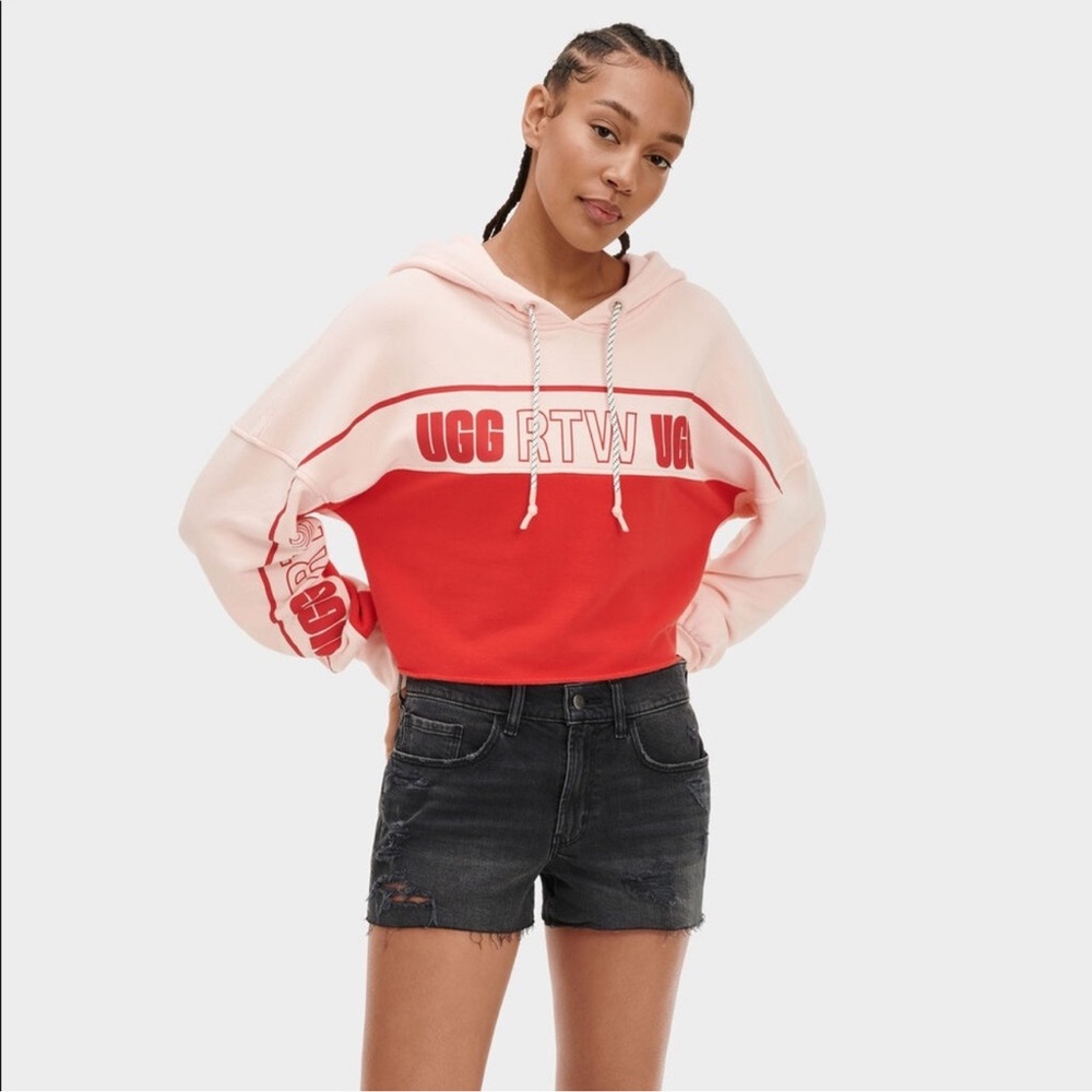 UGG - WOMEN’S CROPPED HOODIE & JOGGERS SET - SIZE XS